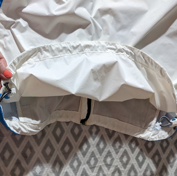 Sperry Top Sider White Rain Jacket Size Medium - Picture 10 of 15